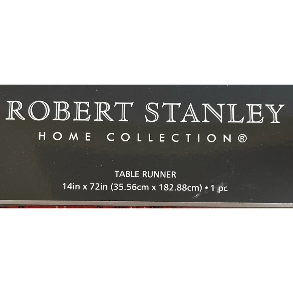 New ROBERT STANLEY Christmas Plaid Merry Christmas 14